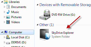 Mudah Mengelola File Pada Skydrive Windows Anda Dengan Komputer mycomputer Skydrive Explorer