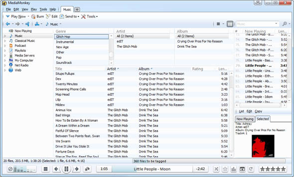 MediaMonkey 4: Program mediamonkey antarmuka Program Manajemen Musik yang Sangat Kuat