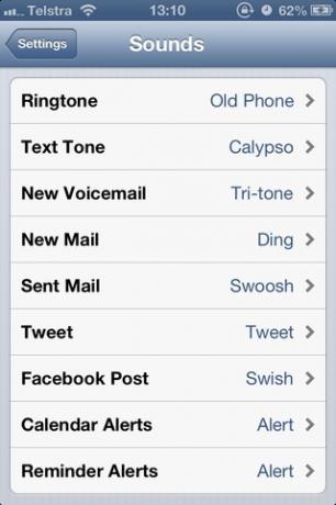 getaran kustom iphone