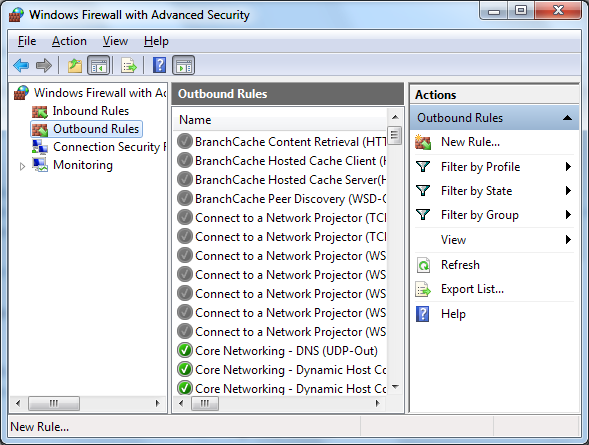 tentang windows 7 firewall 