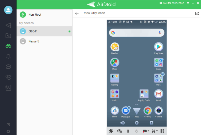 Rekam layar Android ke komputer Anda dengan AirDroid