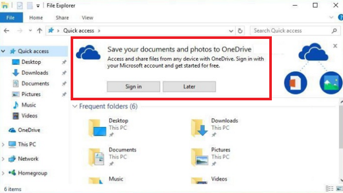 10 Lebih Banyak Fitur Windows 10 Anda Dapat Mematikan iklan file explorer 670x377